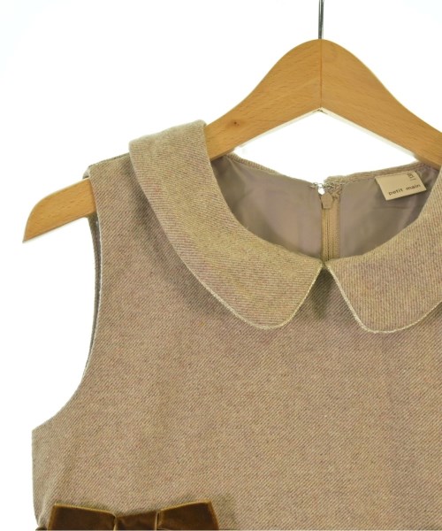 petit main（プティマイン）ワンピース（その他） ベージュ サイズ:130(9T-10T) キッズ/2200647773062