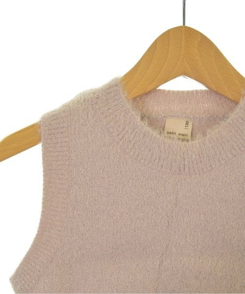 petit main（プティマイン）ニット ピンク サイズ:130(9T-10T) キッズ/2200640338046