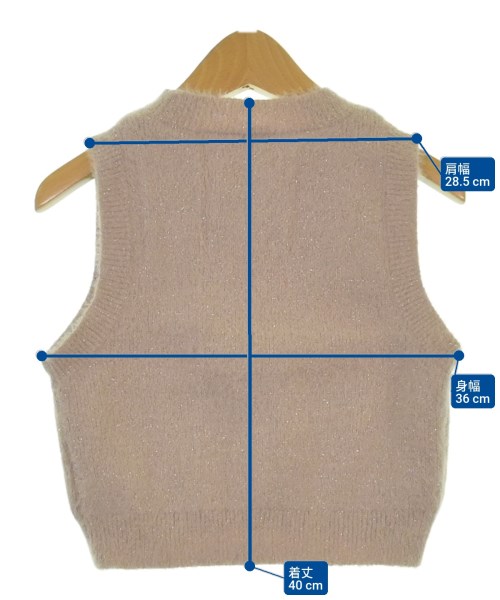 petit main（プティマイン）ニット ピンク サイズ:130(9T-10T) キッズ/2200640338046