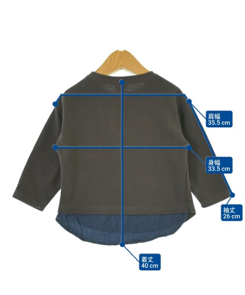 petit main（プティマイン）Tシャツ・カットソー グレー サイズ:90cm キッズ/2200640232061