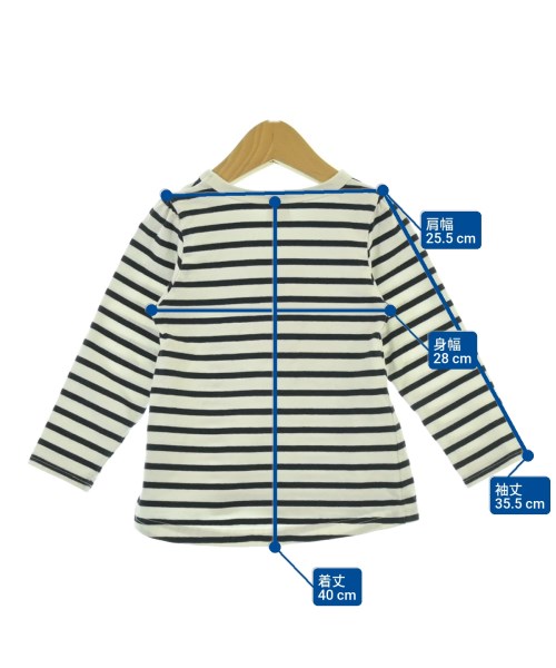 petit main（プティマイン）Tシャツ・カットソー 白 サイズ:100(3T-4T) キッズ/2200654092064