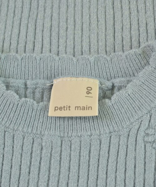 petit main（プティマイン）ニット 青 サイズ:90(24M) キッズ/2200705182041