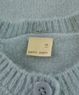 petit main（プティマイン）ニット 青 サイズ:S(80cm位) キッズ/2200699930130