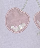 petit main（プティマイン）スウェット 紫 サイズ:120(7T-8T) キッズ/2200677560229
