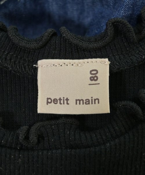 petit main（プティマイン）ワンピース（その他） 黒 サイズ:80(12M) キッズ/2200688468071