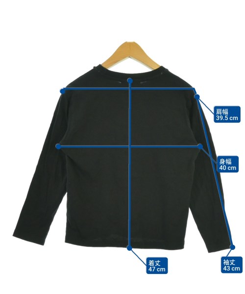 MSGM KIDS（エムエスジイエム　キッズ）Tシャツ・カットソー 黒 サイズ:110(5T-6T) キッズ/2200633543099
