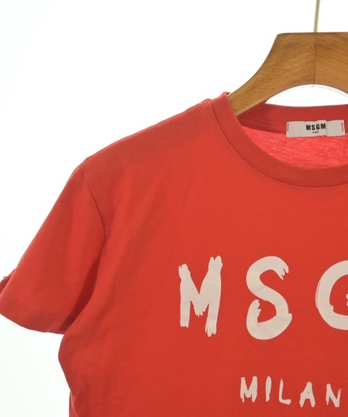 MSGM KIDS（エムエスジイエム　キッズ）Tシャツ・カットソー オレンジ サイズ:150(13T-14T) キッズ/2200613890052