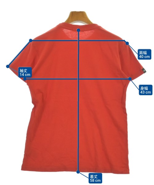 MSGM KIDS（エムエスジイエム　キッズ）Tシャツ・カットソー オレンジ サイズ:150(13T-14T) キッズ/2200613890052