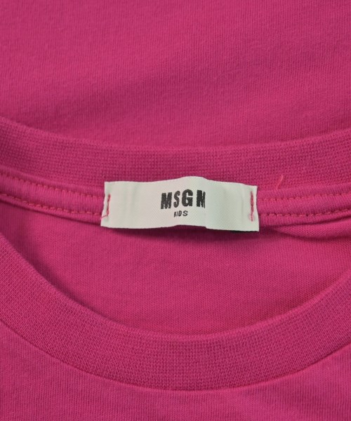 MSGM KIDS（エムエスジイエム　キッズ）Tシャツ・カットソー ピンク サイズ:140(11T-12T) キッズ/2200613890083