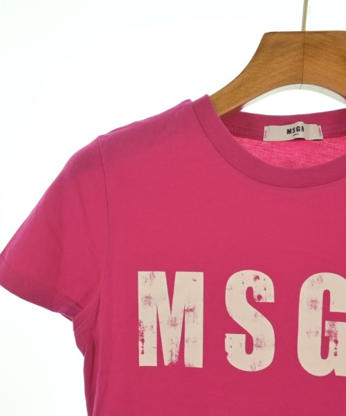 MSGM KIDS（エムエスジイエム　キッズ）Tシャツ・カットソー ピンク サイズ:140(11T-12T) キッズ/2200613890083
