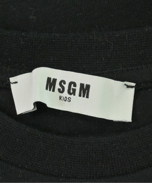 MSGM KIDS（エムエスジイエム　キッズ）Tシャツ・カットソー 黒 サイズ:100(3T-4T) キッズ/2200688108328