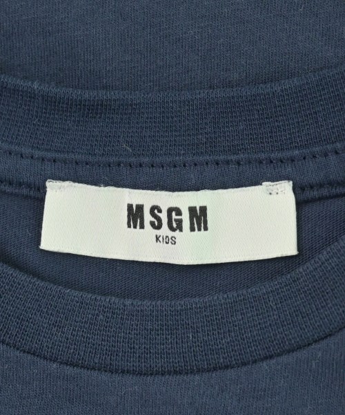 MSGM KIDS（エムエスジイエム　キッズ）Tシャツ・カットソー 紺 サイズ:100(3T-4T) キッズ/2200688108335
