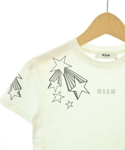 MSGM KIDS（エムエスジイエム　キッズ）Tシャツ・カットソー 白 サイズ:100(3T-4T) キッズ/2200711910010