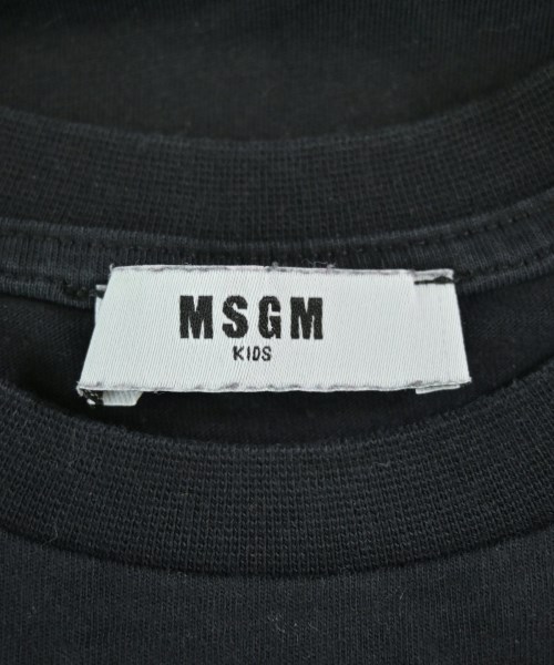 MSGM KIDS（エムエスジイエム　キッズ）Tシャツ・カットソー 黒 サイズ:140(11T-12T) キッズ/2200701461034