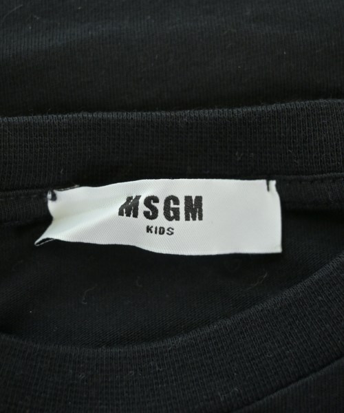 MSGM KIDS（エムエスジイエム　キッズ）Tシャツ・カットソー 黒 サイズ:150(13T-14T) キッズ/2200661516294