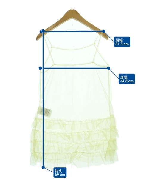 MSGM KIDS（エムエスジイエム　キッズ）シャツ 黄 サイズ:8(120cm位) キッズ/2200672264047