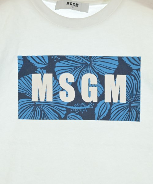 MSGM KIDS（エムエスジイエム　キッズ）Tシャツ・カットソー 白 サイズ:-(110cm位) キッズ/2200716897095