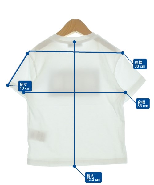 MSGM KIDS（エムエスジイエム　キッズ）Tシャツ・カットソー 白 サイズ:-(110cm位) キッズ/2200716897095