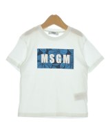 MSGM KIDS（エムエスジイエム　キッズ）Tシャツ・カットソー 白 サイズ:-(110cm位) キッズ/2200716897095