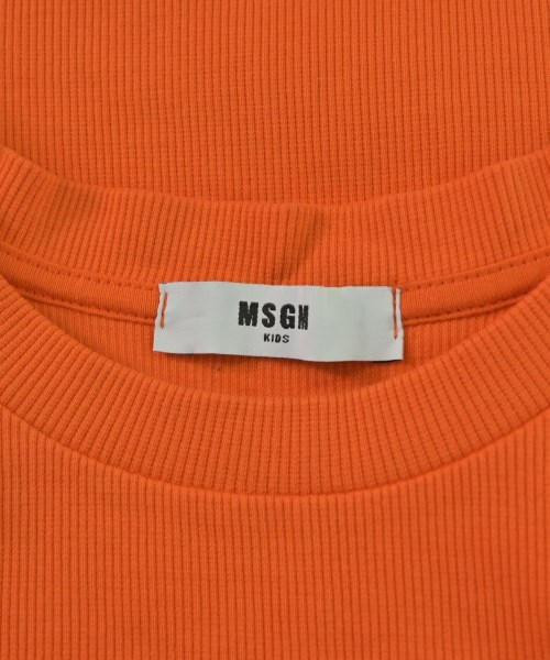 MSGM KIDS（エムエスジイエム　キッズ）Tシャツ・カットソー オレンジ サイズ:140(11T-12T) キッズ/2200688536053