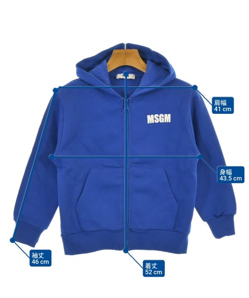 MSGM KIDS（エムエスジイエム　キッズ）Tシャツ・カットソー 青 サイズ:110(5T-6T) キッズ/2200685312049