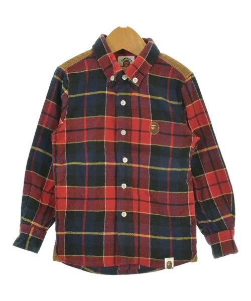 BAPE KIDS(ベイプキッズ)シャツ 赤 サイズ:100(3T-4T)/2200644464093