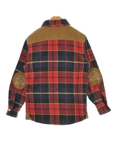 BAPE KIDS（ベイプキッズ）シャツ 赤 サイズ:100(3T-4T) キッズ/2200644464093