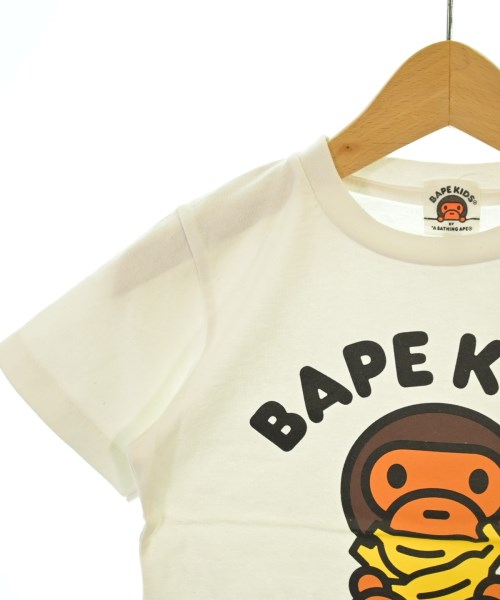 BAPE KIDS（ベイプキッズ）Tシャツ・カットソー 白 サイズ:110(5T-6T) キッズ/2200644464123