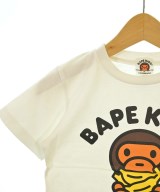 BAPE KIDS（ベイプキッズ）Tシャツ・カットソー 白 サイズ:110(5T-6T) キッズ/2200644464123