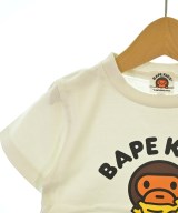 BAPE KIDS（ベイプキッズ）Tシャツ・カットソー 白 サイズ:100(3T-4T) キッズ/2200644464130