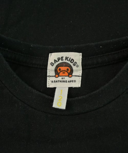 BAPE KIDS（ベイプキッズ）Tシャツ・カットソー 黒 サイズ:120(7T-8T) キッズ/2200644464147