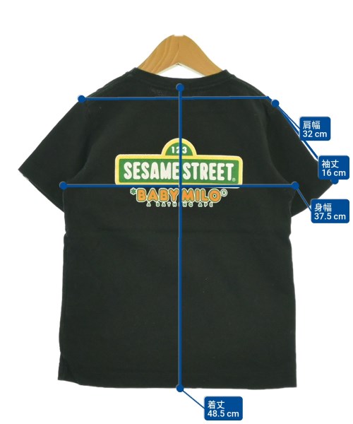 BAPE KIDS（ベイプキッズ）Tシャツ・カットソー 黒 サイズ:120(7T-8T) キッズ/2200644464147