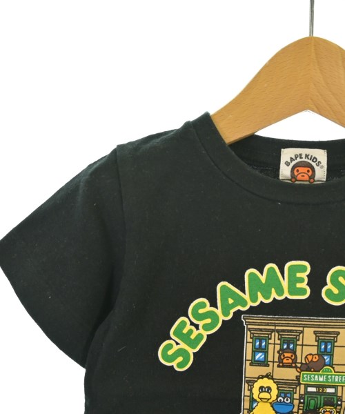 BAPE KIDS（ベイプキッズ）Tシャツ・カットソー 黒 サイズ:90(24M) キッズ/2200644464154