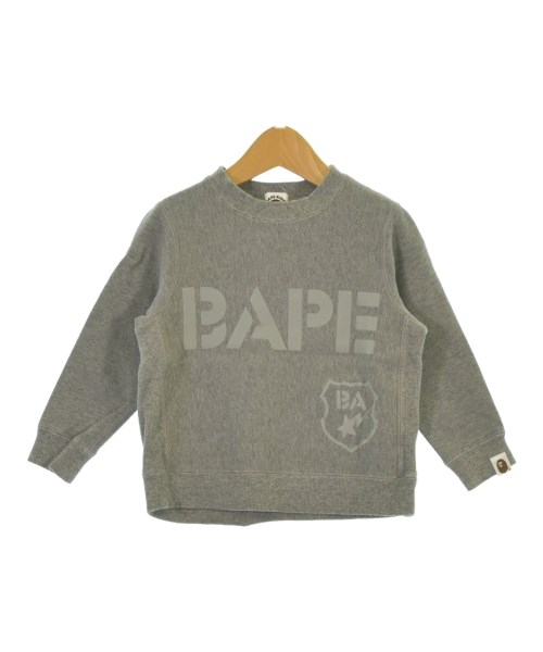 BAPE KIDS(ベイプキッズ)Tシャツ・カットソー グレー サイズ:100(3T-4T)/2200644464161
