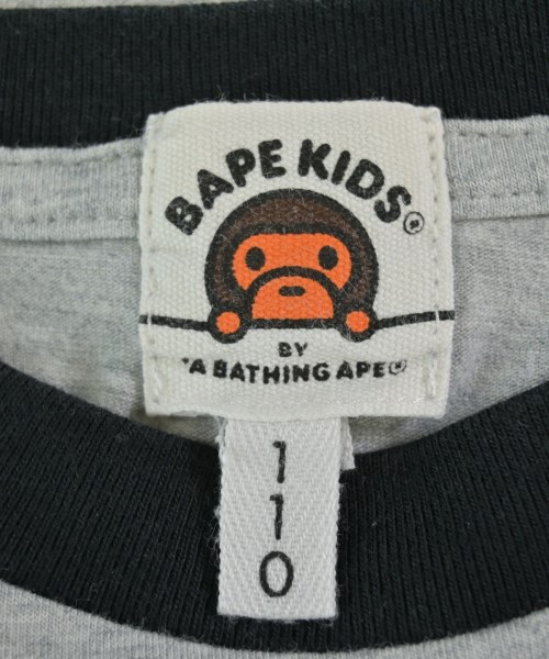 BAPE KIDS（ベイプキッズ）Tシャツ・カットソー グレー サイズ:110(5T-6T) キッズ/2200699316224