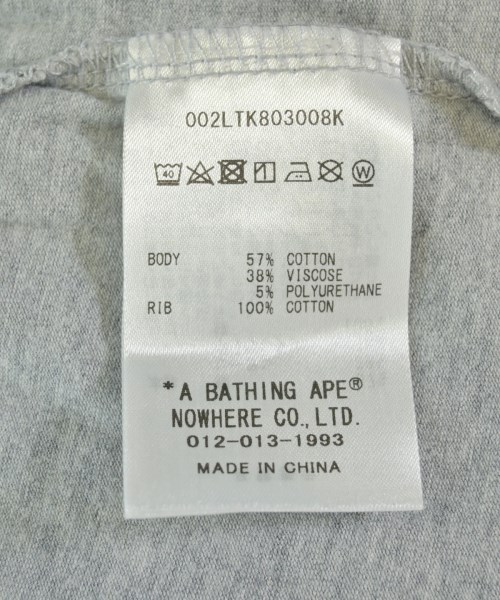 BAPE KIDS（ベイプキッズ）Tシャツ・カットソー グレー サイズ:110(5T-6T) キッズ/2200699316224