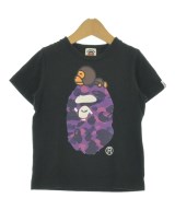 BAPE KIDS（ベイプキッズ）Tシャツ・カットソー 黒 サイズ:110(5T-6T) キッズ/2200709701118