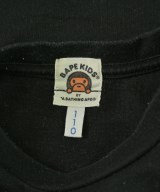 BAPE KIDS（ベイプキッズ）Tシャツ・カットソー 黒 サイズ:110(5T-6T) キッズ/2200709701118
