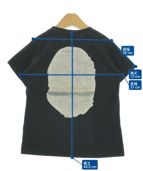 BAPE KIDS（ベイプキッズ）Tシャツ・カットソー 黒 サイズ:120(7T-8T) キッズ/2200709701125