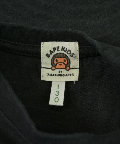 BAPE KIDS（ベイプキッズ）Tシャツ・カットソー 黒 サイズ:110(5T-6T) キッズ/2200709701149