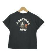 BAPE KIDS（ベイプキッズ）Tシャツ・カットソー 黒 サイズ:110(5T-6T) キッズ/2200709701149