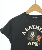 BAPE KIDS（ベイプキッズ）Tシャツ・カットソー 黒 サイズ:110(5T-6T) キッズ/2200709701149