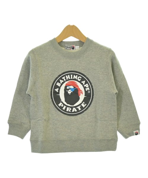 BAPE KIDS(ベイプキッズ)スウェット グレー サイズ:110(5T-6T)/2200687457168