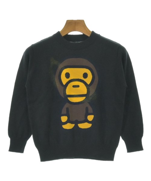 BAPE KIDS(ベイプキッズ)ニット 黒 サイズ:-(130cm位)/2200691651231