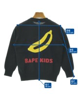 BAPE KIDS（ベイプキッズ）ニット 黒 サイズ:-(130cm位) キッズ/2200691651231