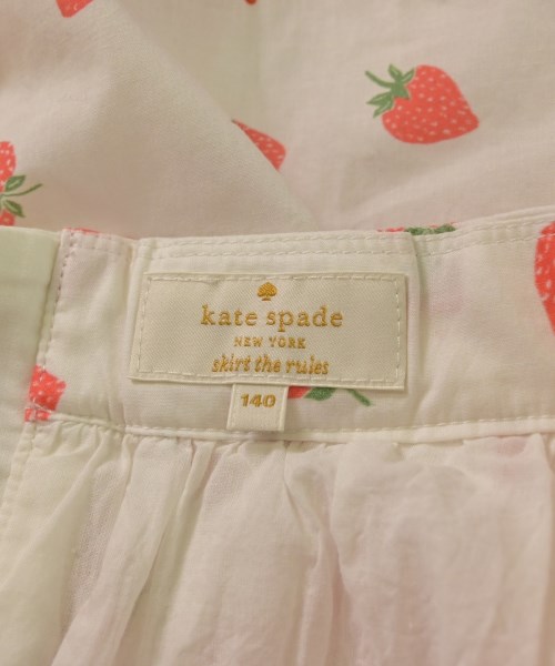 kate spade new york（ケイトスペードニューヨーク）スカート（その他） 白 サイズ:140(11T-12T) キッズ/2200636848023