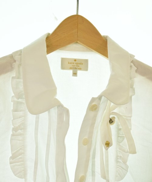 kate spade new york（ケイトスペードニューヨーク）シャツ 白 サイズ:140(11T-12T) キッズ/2200642122018