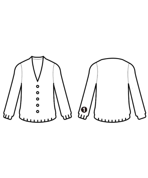 kate spade new york（ケイトスペードニューヨーク）ニット 白 サイズ:90-100cm(24M) キッズ/2200668572200