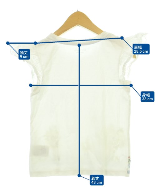 kate spade new york（ケイトスペードニューヨーク）Tシャツ・カットソー 白 サイズ:130(9T-10T) キッズ/2200655630364