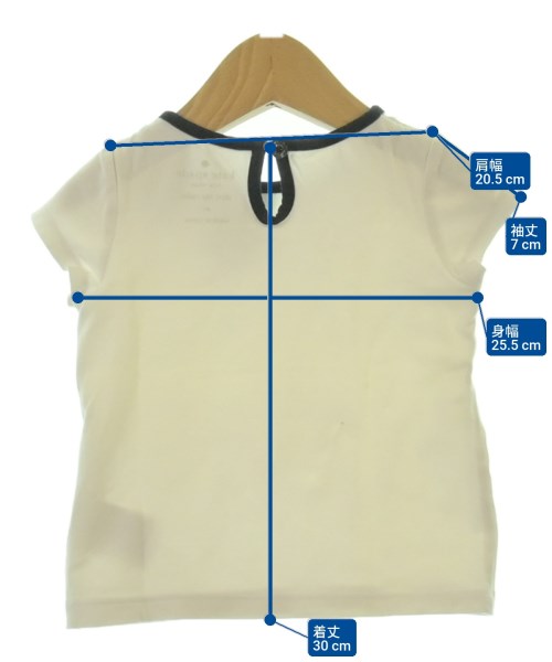 kate spade new york（ケイトスペードニューヨーク）Tシャツ・カットソー 白 サイズ:90(24M) キッズ/2200693331049